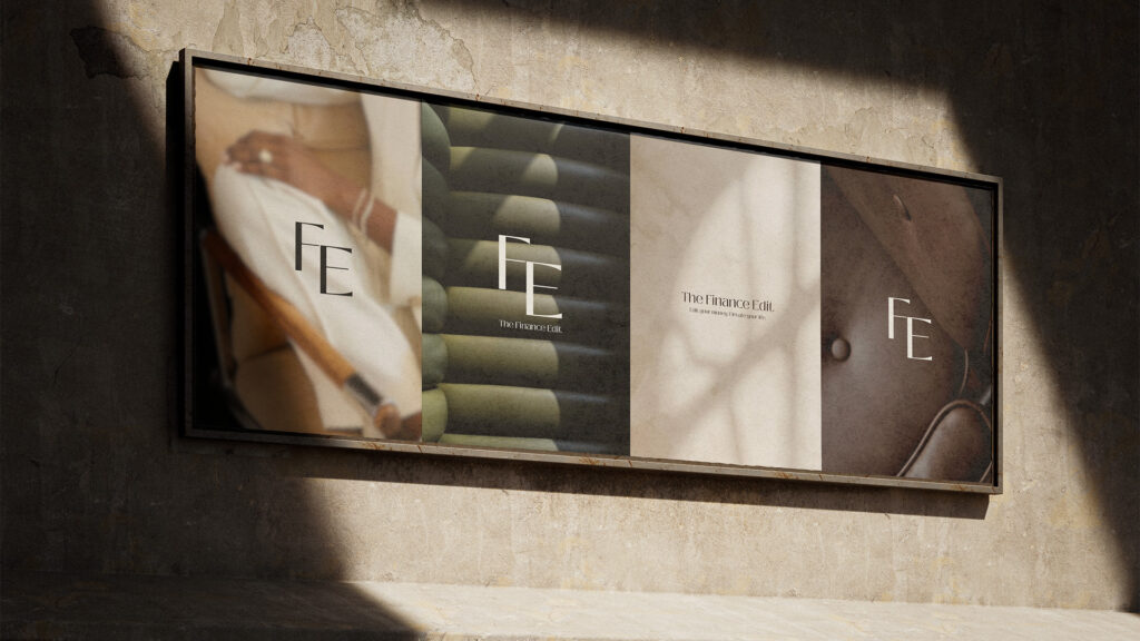 The Finance Edit logo applied across brand collateral