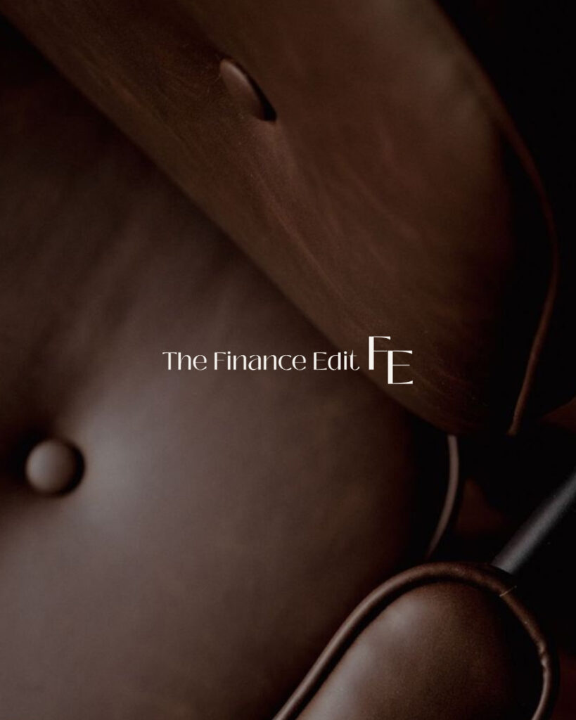 The Finance Edit typography and brand direction